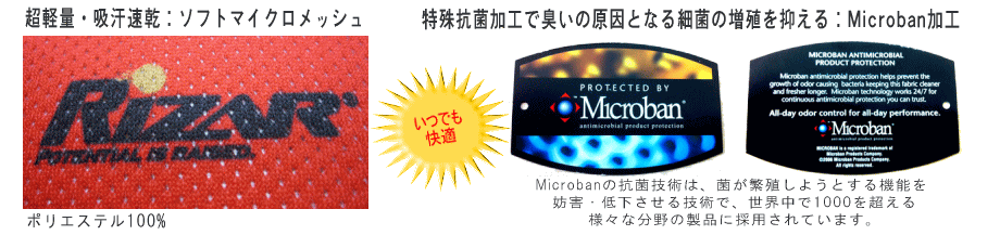 超軽量・吸汗速乾・特殊抗菌加工のバスケウェア